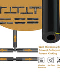 Dope Silicone Vacuum Tubing Kit With 12 Sizes And 120 Nylon Connectors showcasing 3mm wall thickness and connecting parts.