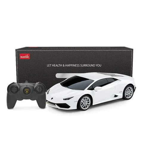 Lamborghini Huracan LP610-4 1 24 Scale RC Car With Realistic Exterior And Interior Officially Licensed White Remote Control