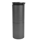 Grab Fresh Brew On The Fly With This Portable All In One Coffee Grinder And Brewer Featuring A Rechargeable Battery Adjustable Settings And Cordless Design Perfect For Travel Camping Or Office Use, black travel coffee tumbler.