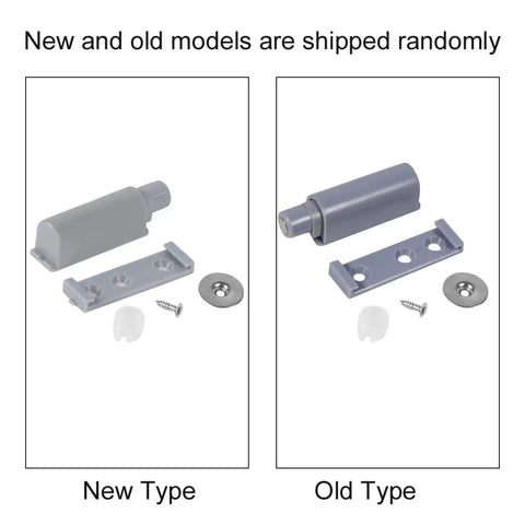 Soft Close Push To Open Damper System For Cabinets And Drawers, Magnetic Buffer Catch, ABS Case, 10 Pack, new and old models
