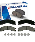Chevrolet Silverado 3500 Front QS Disc Brake Pad Set Direct Fit Replacement 2011 2017 With Hardware Includes Original Packaging