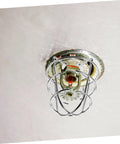 Tough As Nails 2 Pack Fire Sprinkler Head Protector Cage Heavy Duty 1/2 Inch Metal Shield protecting a sprinkler head. 
