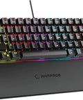 Dope Compact Mech Keyboard For Gaming And Work, 60 Percent Layout With 62 Keys, Crisp Blue Switches, Led Backlight, Anti Ghosting, Straight Up Reliable Usb Plug And Play Rig with a sleek design and colorful LED lighting.