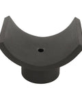 Beefy Heavy Duty Bottle Jack Axle Saddle for 12 Ton Jacks, iron construction view, fits 3-Inch tube, 1.5-Inch platform support.
