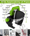 Heavy Duty Portable Pipe Cutter Electric Tube Cutting Tool On The Go, Hand Held, 3200 RPM, Adjustable Speed fits various pipes