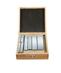 Heavy Duty Hella Accurate Parallel Gauge Blocks And CNC Milling Pads Set Crafted From Solid Alloy Steel For Table Saw Router Clamping Plus Top Shelf Workshop Precision Runs in wooden case.