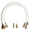 Sea Star Hydraulic Steering Bleed Kit With Bleeding And Filling Hose For Sea Star Systems Boat Marine Hydraulic Bleeder Set 90cm PU Copper Hose For Easy Bleed And Fill, showing hoses and connectors.