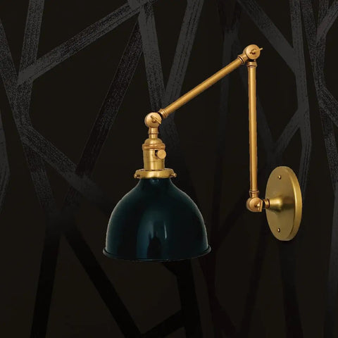 Lamp against Geometric Metallic Black Intersections Peel and Stick Wallpaper by Genevieve Gorder, Modern Wall Decor, Made in USA