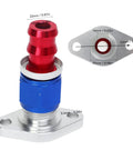 Heavy Duty Turbo Oil Drain Flange Kit Made From High Strength Steel For T3 T4 GT Series With Gasket And Screws To Stop Ooil Leaks And Boost Engine Performance For Your Car, sized 53mm