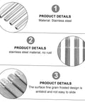 Close-up of Pro Grade 4-Piece Pin Punch Set for Watch and Jewelry Repair, highlighting durable stainless steel with anti-skid design.