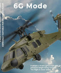 Dope Brushless RC Helicopter With 6 Axis Gyro And 4 Channel Control For Adults And Beginners WLtoys Style Military Army Drone in flight