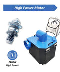 Straight-Up Heavy-Duty Air Duct Dust Collector, 2200W Commercial HVAC Vacuum showing high power motor and dust collection design.