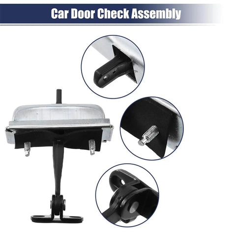 GMC Savana Door Check Strap Kit Front Left Right Fits 1996 To 2020 Durable Metal Hinge Assembly with soft close dampening features