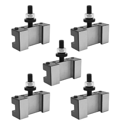 5 Piece Quick Change Tool Post Set For Turning And Facing Holders On 6 To 12 Inch Lathes In Steel Tool Post Holder Kit AXA 250 101