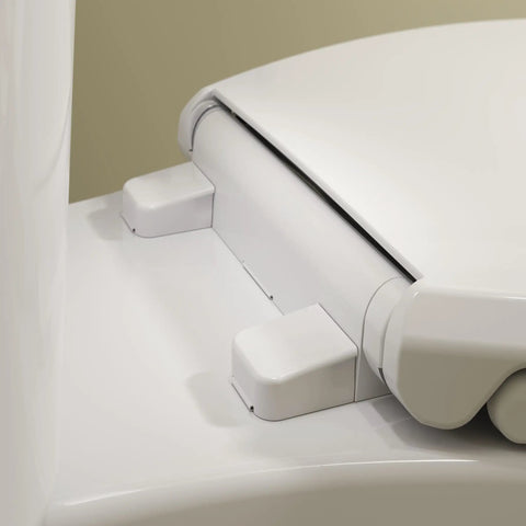 Hella Smooth Quiet Close Elongated Toilet Seat Featuring Dead Silent Lids And Grip Tight Hardware For Zero Slam Operation In Crisp White For Swift Bathroom Renovations