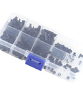 Nylon M2 M3 Male Female Spacer Standoff Kit For DIYers Circuit Boards Alkali Resistant PA66 Anti Interference High Precision 250 Piece Assortment For Home Hobbyists And Prototyping, plastic organizer box
