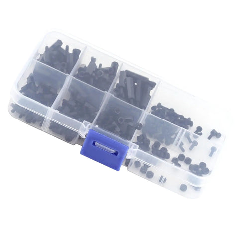 Nylon M2 M3 Male Female Spacer Standoff Kit For DIYers Circuit Boards Alkali Resistant PA66 Anti Interference High Precision 250 Piece Assortment For Home Hobbyists And Prototyping, plastic organizer box