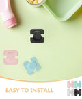 4 Pack Childproof Refrigerator Door Locks For Fridge And Cabinet Safety Latches Easy Install No Drill Babyproofing