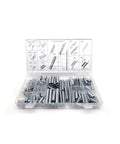 200 Pcs Spiral Galvanized Extended Compression Spring Assortment Kit Box Set Pro Grade With 20 Popular Sizes From 10mm To 79.5mm