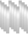 12-piece 304 Stainless Steel Shim Stock Set 12 Inch Length, 1 Inch Width, 0.024 Inch Thick Metal Strips for Gap Filling and Trim Strips