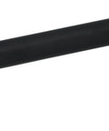 Black Emtek Trail Pull 6 Inch Center To Center Cabinet Pull Made In The United States Premium Cabinet Hardware, side view.