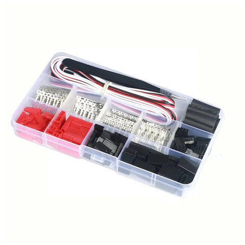 60 Sets Dope Servo Connector Kit With Male And Female JST SYP Plugs 2.54mm Spacing for RC Cars and Model Planes in plastic case
