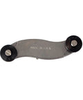 Unipec screw pitch gauge, 18-leaf metric thread gauge in steel with knurled ends, Made in USA.
