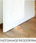 Wooden Door Stopper With Cute Decorative Funny Shape Prevents Doors From Hitting Walls Easy To Install No Tools Needed