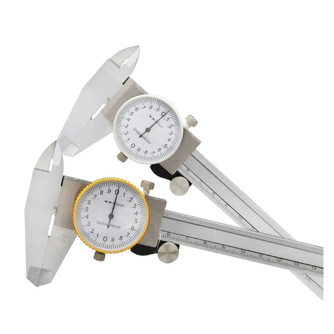 Rugged Digital Vernier Caliper Set For Precision Measuring Stainless Steel Sliding Gauge with dial readouts