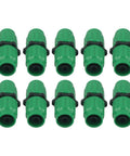 Ultimate Expandable Garden Hose Repair Kit With Multi-Function Fittings For Quick Connect 5/8 And 3/4 Inch Hoses Up To 100 Ft Durable Plastic Leak Fix Solution That Slaps Any Yard Or Farm Needs, green plastic hose connectors