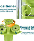 DIY 58mm Button Maker Kit Third Gen Installation Free Badge Press Machine with positioner and rotary mounting base