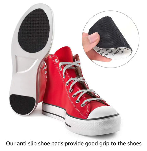 Silicone Non Slip Shoe Pads With Self Adhesive Grip For Quiet Walk In Heels And Boots Muffle Loud Clack Odorless Noise Reduction Sole Protectors