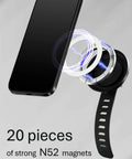 Stroller Phone Holder With MagSafe Handlebar Mount For On The Go, 20 N52 Magnets For A Strong, Secure MagSafe Grip, phone attachment