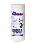 Disinfectant Wipes With Accelerated Hydrogen Peroxide Ready To Use Unscented 60 Wipes In Slim Canister For One Step Clean And Disinfect