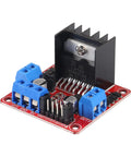 Close-up of a motor driver board from the 12 Pack Dual H Bridge Motor Driver Controller Board Module for Arduino Projects with Jumper Wires