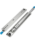 Real Deal Heavy Duty Full Extension Side Mount Drawer Slides One Pair Locking 53Mm Ball Bearing Telescopic cabinet rails 38 inches long.