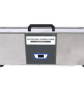Knockout Grime Buster Heavy Duty 30L Digital Ultrasonic Cleaner With Heater And Timer front view with LCD display.