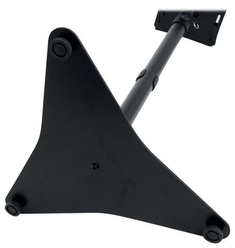 Base of Pair Studio Monitor And Bookshelf Speaker Stands For Home Studios With Adjustable 33-52 Height, Rock Solid Steel Frame