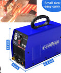 65 Amp Plasma Cutter Workhorse With Dual Voltage 110V 220V IGBT Inverter Pro Grade Cutting Machine showing dimensions