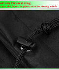 Close-up of adjustable strap on Infrared Grill Cover For Big Horn Outdoors Portable Infrared Gas Grill 600D Heavy Duty Waterproof Dustproof Shield.