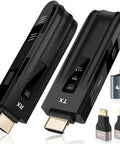 Wireless HD Transmitter And Receiver With 4K Decode 1080P Output Upgraded LED Status Display No Fuss Setup Plug And Play