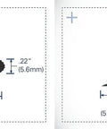 Close-up of Angulated 50 Degree Head Flush Cutters with Pro Grade Bearing Ring Design, measurement details visible