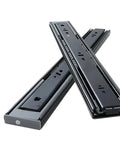 Full Extension Drawer Slides Three-Section Pair 25 To 50 Centimeters Silent Rebound Stainless Steel Heavy Duty Drawer Slides