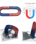 Ultimate Kid Friendly Magnet Kit For Physics And Science Experiments At School Or Home with horseshoe and bar magnets