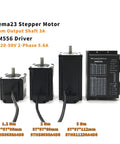 Heavy Duty Nema 23 Stepper Driver With Slick Linear Rail Kit And Hella Smooth Ball Screw Slide Stage 50 To 300 MM Stroke setup with DM556 driver and three motors.