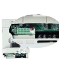 Close-up of wiring terminals on Single Phase To Three Phase VFD Drive For Spindle Motors, Real Workhorse 1.5KW 2HP 220V Inverter With CNC Vector Control