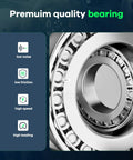 Close-up of Rear Wheel Hub Bearing Assembly Set For Ford Focus 2001 To 2009 With Four Lug No ABS 2 Pack OE 521002