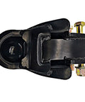 Top view of 2 Inch Adjustable Channel Mount Trailer Coupler With Beefed Up 8000 Lbs Capacity Heavy Duty Wedge Latch Ball Coupler Black E Coat Finish