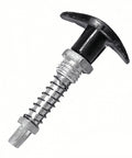 Heavy Duty Spring Loaded Pull Pin With Easy Grip Handle, Tough As Nails Steel Pop Pin Latch, 1/2 inch diameter