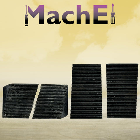 Stacked components from 24 Piece Clamp Kit Set M6 For Rotary Tables, Milling Tables, Face Plates And Vertical Slides, Pro Grade Workholding System